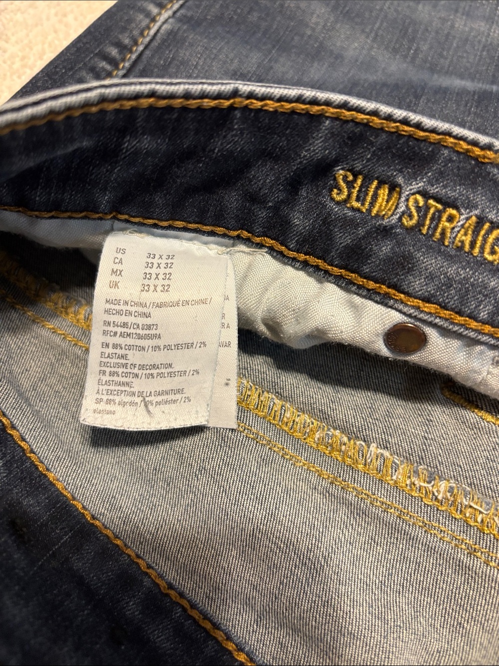 American Eagle Outfitters Men’s Jeans - Dark and Light Blue Washes - Picture 10 of 16